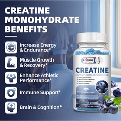 Creatine Monohydrate Muscle Gain 5000mg Per Serv Ship in USA