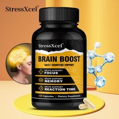 Brain Boost Nootropic Supplements Improve Cognitive Memory Mental Clarity 120 CT