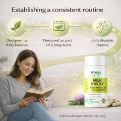 Uvora Milk Thistle Detox, Premium Herbal Supplement With Milk Thistle Extrac…