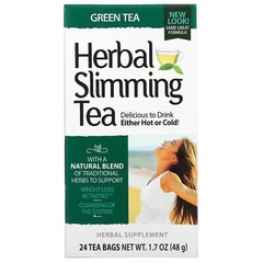 21st Century, Herbal Slimming Tea, Green Tea, 24 Tea Bags, 1.6 oz (45 g)