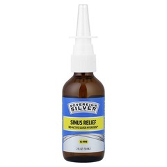 Bio-Active Silver Hydrosol, Natural Nasal Spray, Sinus Relief, 10 PPM, 2 fl oz