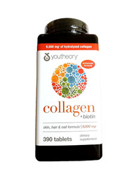 Youtheory Collagen + Biotin (390) tablets Exp 05/2026