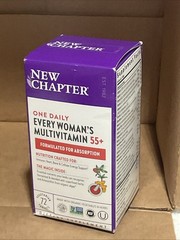 New Chapter 72 Tablets Multivitamin Supplement for Woman Aged 55+ Exp 11/26