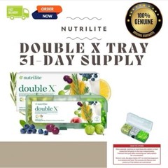 AUTHENTIC NUTRILITE Double X™ Tray 31Day Supply New Improved Formula 186 Tablets