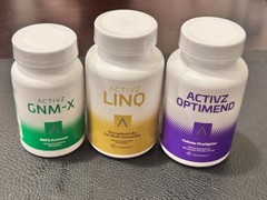 Activz Trifecta Combo – GNM-X, LINQ, OPTIMEND – 3 Bottle System – New & Seale