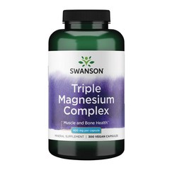 Swanson Triple Magnesium Complex – Supplement 300 Count (Pack of 1)