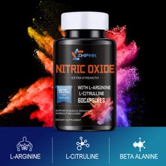 Nitric Oxide Booster Supplement w/L-Arginine 3000mg Premium Workout Muscle Pump