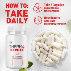(1 Pack) Thermo Burn Pro Advanced Energy & Fitness Formula ThermoBurnPro 60 Caps