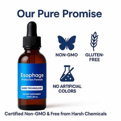 Nano Powered Esophageal Drops 60ML Stomach Digestive Support Drops 2oz
