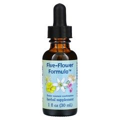 Five-Flower Formula, Flower Essence Combination, 1 fl oz (30 ml)