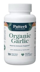 Pattern Wellness Organic Garlic Heart & Immune Support Odorless Tasteless 2 Pack