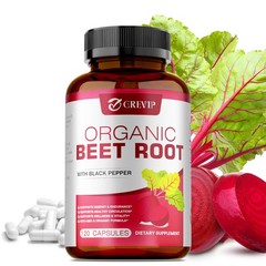 Beet Root 120pcs – Beetroot Powder Supports Blood Pressure, Immune System,