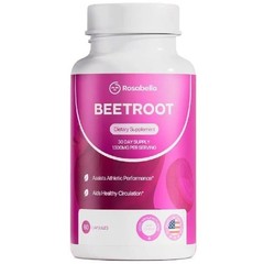 Organic Beet Root 60 Capsules Natural Energy Boost Blood Pressure