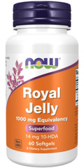 NOW Foods Honeybee Royal Jelly 1000 mg Softgels 08/25EXP 14 mg 10-HDA