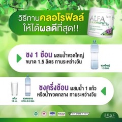 Real Elixir Alfa Chlorophyll Plus Fiber Detox Vitamins Minerals Clear Weight X2