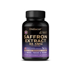 Saffron capsules: Balance emotions and protect heart, brain, and vision health.
