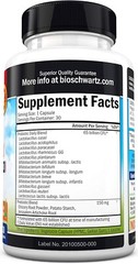 BioSchwartz Probiotic 65 Billion CFU Reduce Bloating & Support Digestion, 30 ct