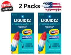 Liquid I.V. Firecracker Hydration Multiplier Electrolyte Drink Mix 6 Pack