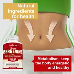 Blood Sugar Support Supplement 1200mg Berberine Cinnamon Extract