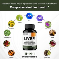 70 Capsules Support Natural Formula Liver Cleanse Detox for Liver Health