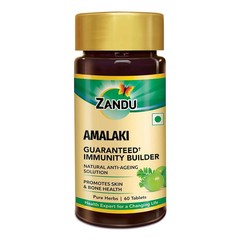 Zandu Amalaki 60 Tablets Immunity Boost with Vitamin C & Antioxidants Exp 2028