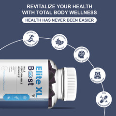 Elite XL Boost Gummies, EliteXL Boost Male Performance (30 Gummies)