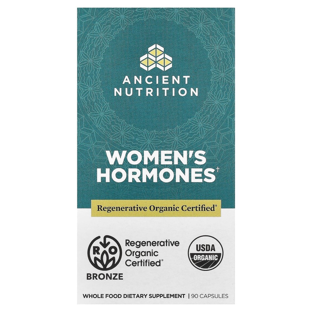 2 X Ancient Nutrition, Women’s Hormones, 90 Capsules