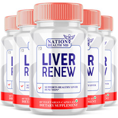 Liver Renew Daily Support for Liver Health and Wellness (5 Pack)