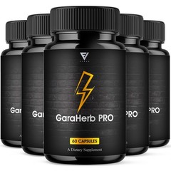 (5 Pack) Garaherb Pro Premium Performance Capsules, Garaherb Pill (300 Capsules)