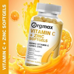 Vitamin C + Zinc Complex Promote Absorption Immune Support 240ct