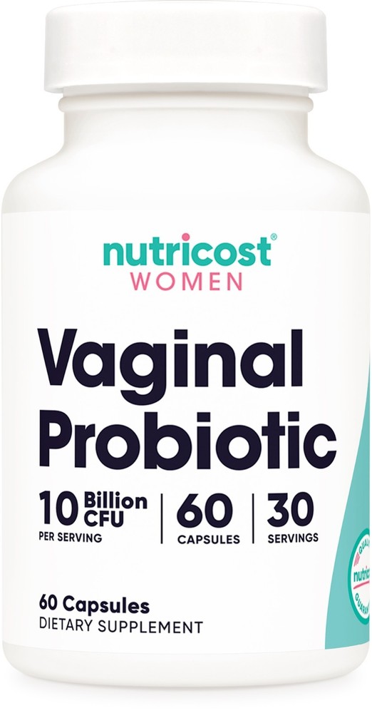 Nutricost Vaginal Probiotic for Women (10 Billion CFU) 60 Capsules – 30 Servings