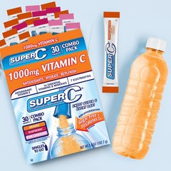 Super C Singles to Go Powder Packets, Water Drink Mix, 3.8 Ounce (Pack of 1)