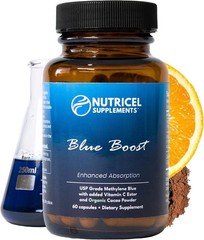 NEW Blue Boost organic Cacao Powder 60 Cap Exp 04/2027