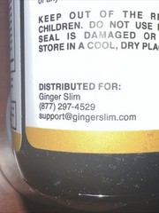 Ginger Slim Drops Weight Loss Support, 2 oz, 60ml. Exp 02/2027 NEW & SEALED