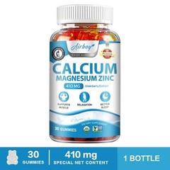 Calcium Magnesium Zinc – Vitamin D, Elderberry, Strong Bones, Muscles & Immunity
