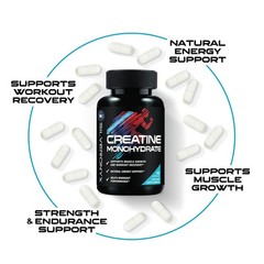 Creatine Monohydrate 3000mg Per Serving – 3X Strength Micronized Creatine Pow…