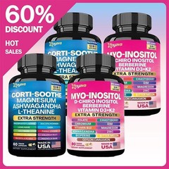Bundle, Soothe-Smooth Cortisol Support-Myo-Inositol Multivitamin Combo