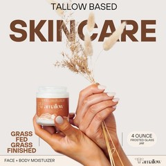 Amallow 100% Grass Fed Beef Tallow for Skin Care Scented Variety Bundle – Fac…