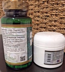 Kit Celulas Madres Capsules / Cream with bluegreen aquae ( AFA Extract ) bioxcel