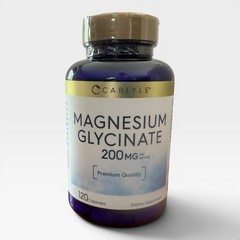 Carlyle Magnesium Glycinate 200 mg – 120 Capsules – Exp. 12-2027 – NEW