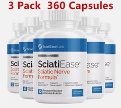 3 Pack SciatiEase Labs Sciati Ease Sciatic Nerve Formula 120 Cap NEW++
