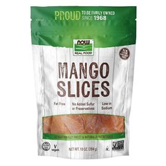 NOW Mango Slices- 10 oz, No Preservatives, No Preservatives or Added Sulfur