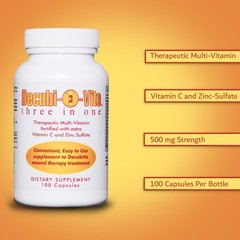 Decubivite Three In One Multivitamin Capsule 500 mg 1 Bottle 100 per Bottle