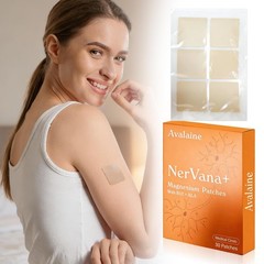 Nervana+ Avalaine Vitamin B12 Patches With Magnesium 30 Pieces Soothing Patches