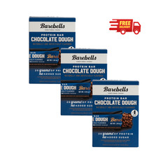 Barebells Protein Bars with 20G High Protein, 1.9Oz Bars, Chocolate Dough -12 Ct