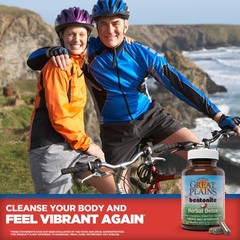Yerba Prima Bentonite Clay Plus Herbal Detox, 100 Veg Capsules – Food Grade C…