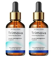 2 Pack – Trimova Weight Loss Drops for Burning Excess Fat & Boosting Energy