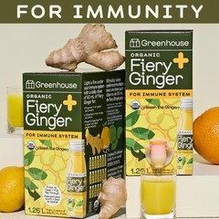 Fiery Ginger Wellness Shot Box with Oregano for Anti-Inflammatory Benefits