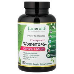 2 X Emerald Laboratories, Coenzymated Women’s 45+, Clinical + Multi, 120 Vegeta