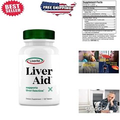 Natural Liver Support Tablets, 120 Count – Improve Energy & Quality of Life